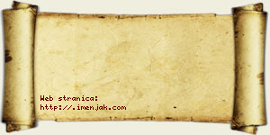 Natalija Perušinović vizit kartica